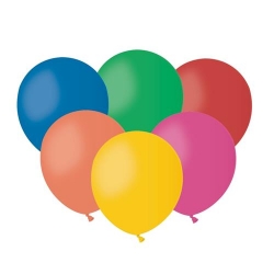 Balony pastelowe kolorowe 13 cm Gemar